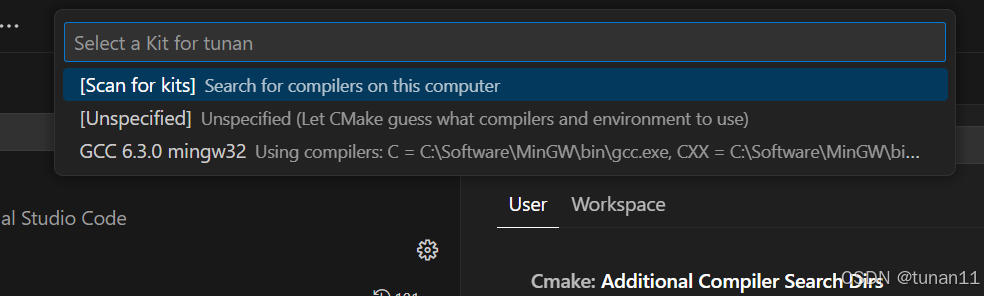 vscode的配置cmake遇到的问题