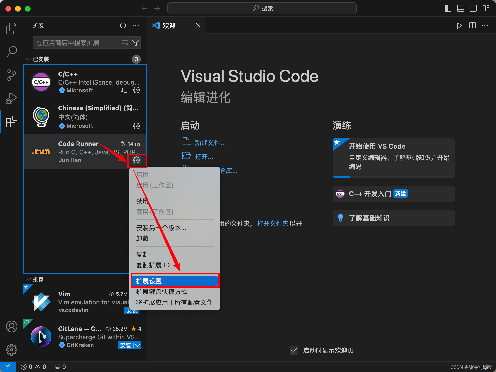 Mac M系列安装配置VSCode