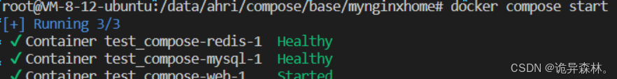 Docker--Docker Compose(容器编排）