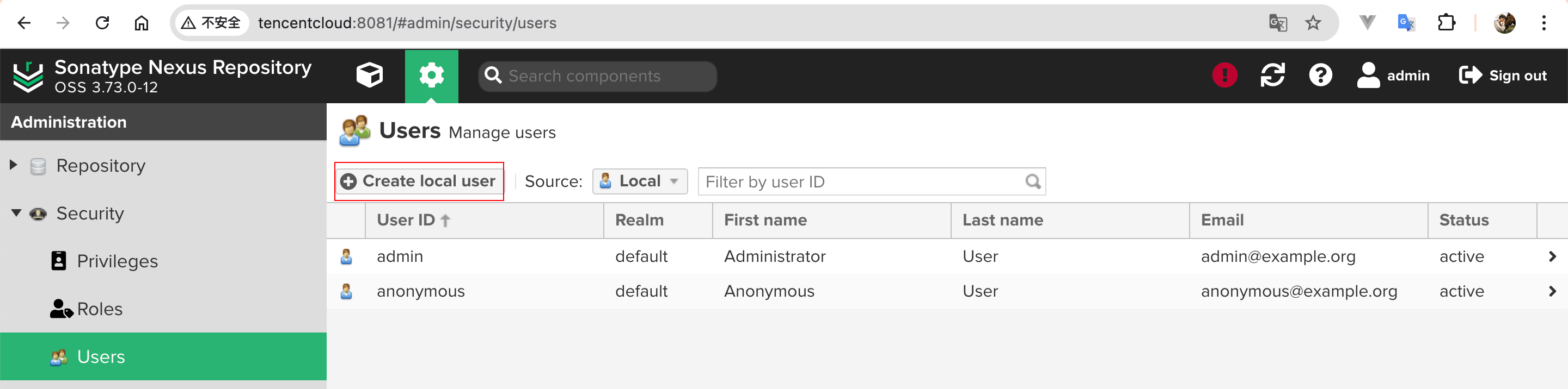使用 Docker 安装 Maven 私服 Nexus3