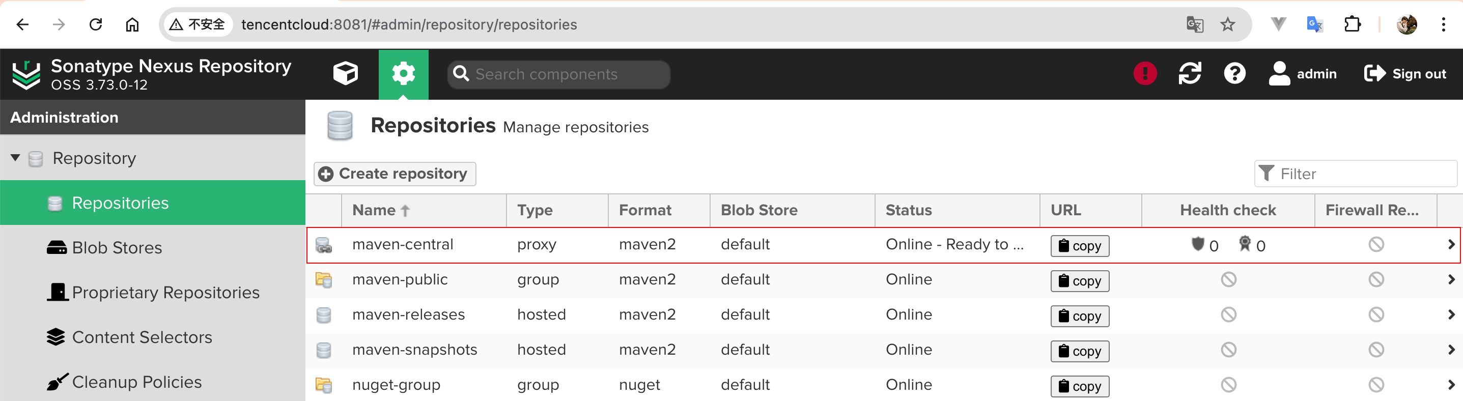 使用 Docker 安装 Maven 私服 Nexus3
