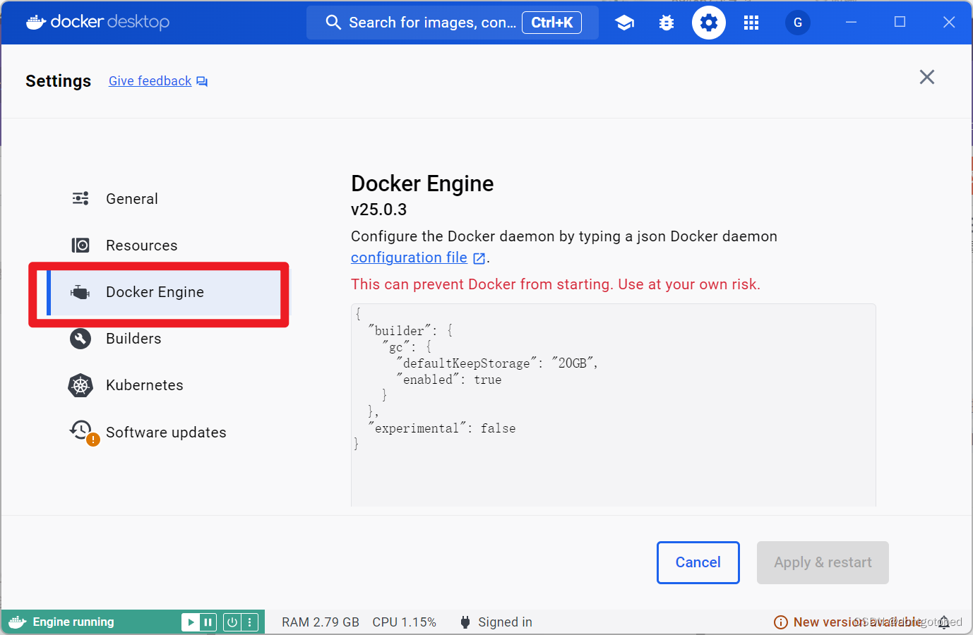 Docker桌面版配置镜像源（纯小白版）