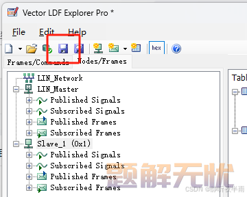 CANoe入门——3、新建LIN工程及LIN DataBase（LDF文件）的创建