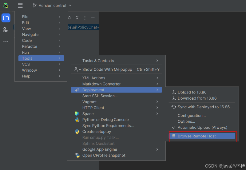IDE之pycharm：专业版本连接远程服务器代码，并配置远程python环境解释器（亲测OK）。