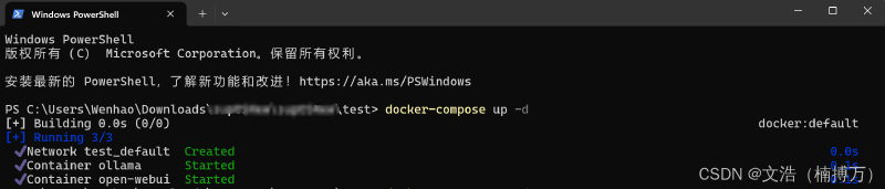 Docker中轻松部署Ollama和Open-WebUI，实现私有化大语言模型