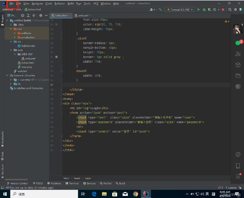 关于idea-Java-servlet-Tomcat-Web开发中出现404NOT FOUND问题的解决