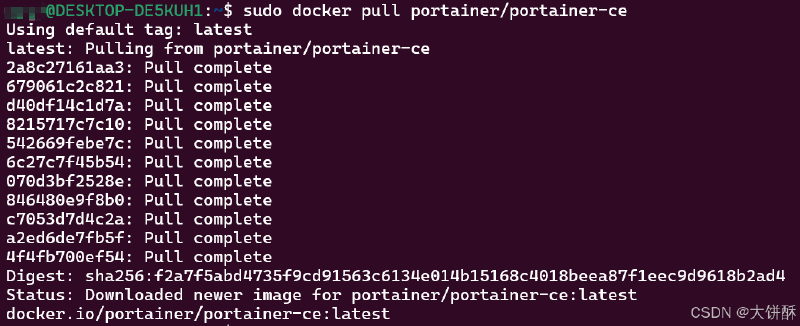 Ubuntu上安装 Docker及可视化管理工具