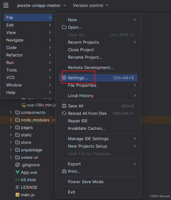 webstorm开发uniapp（从安装到项目运行）