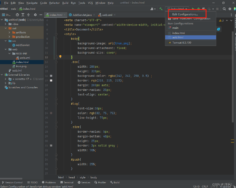 关于idea-Java-servlet-Tomcat-Web开发中出现404NOT FOUND问题的解决