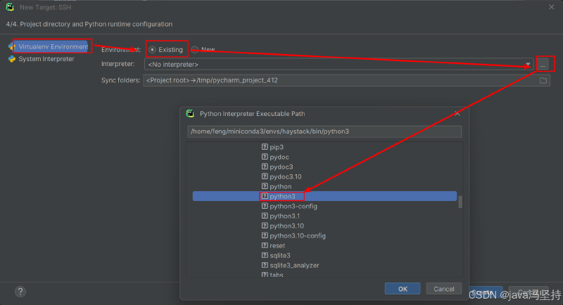 IDE之pycharm：专业版本连接远程服务器代码，并配置远程python环境解释器（亲测OK）。