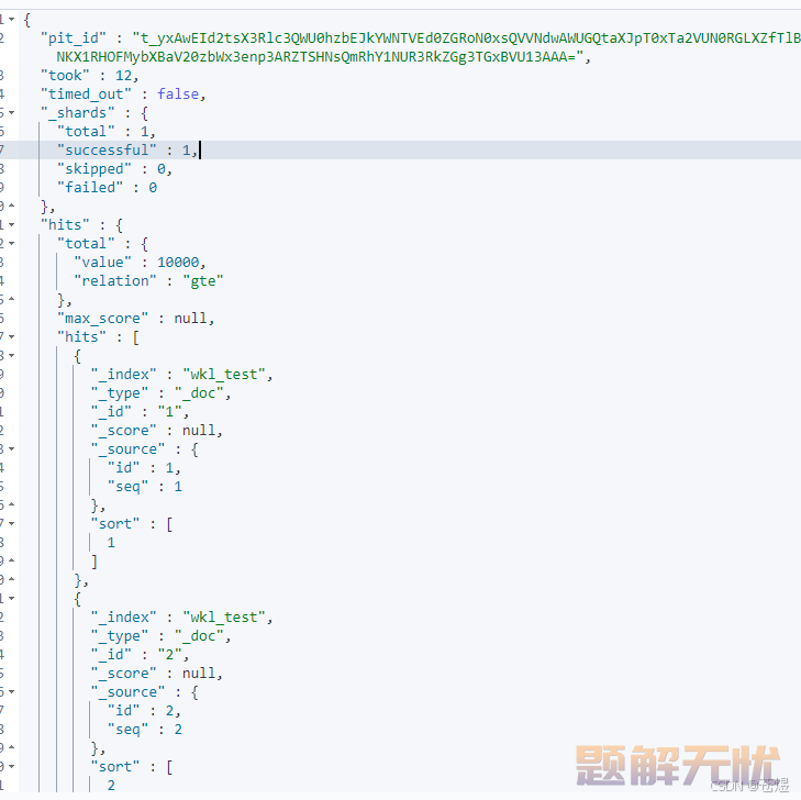 elasticsearch 查询超10000的解决方案