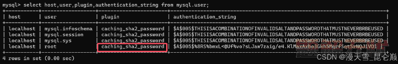 mysql出现1251- Client does not support authentication protocol requested by server问题