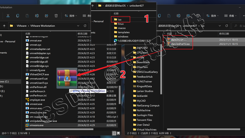 【保姆级别教程】VMware虚拟机安装Mac OS15苹果系统附带【VMware TooLS安装】【解锁虚拟机】和【Mac OS与真机共享文件夹】手把手教程